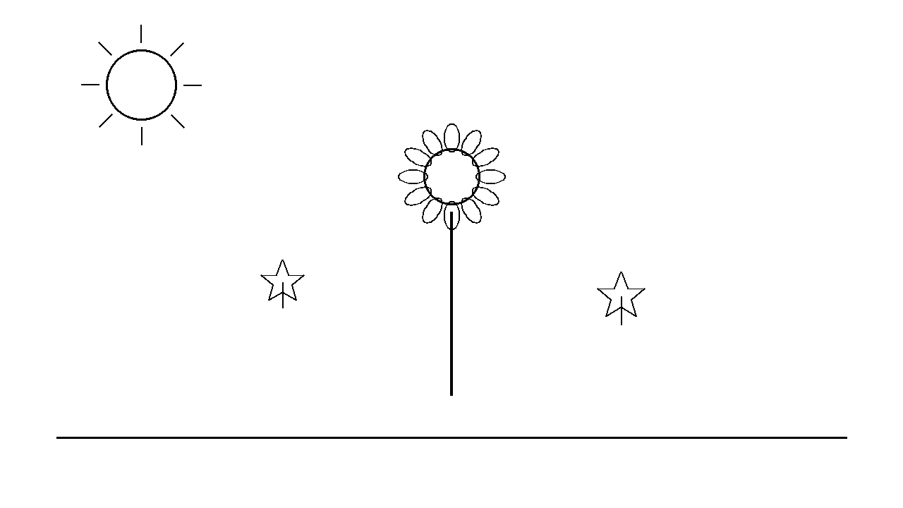 Sunflower Dried Bow Coloring Page