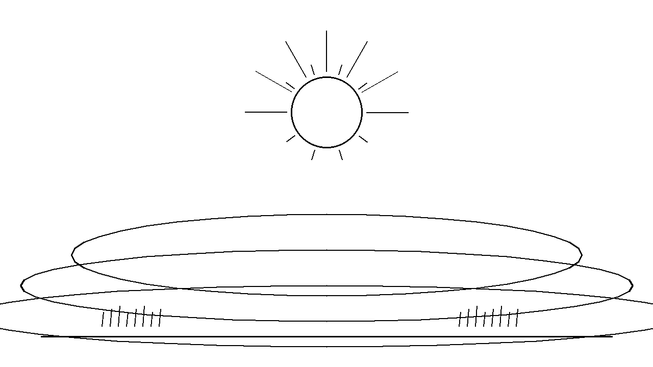 Sunrise Rolling Hills Coloring Page