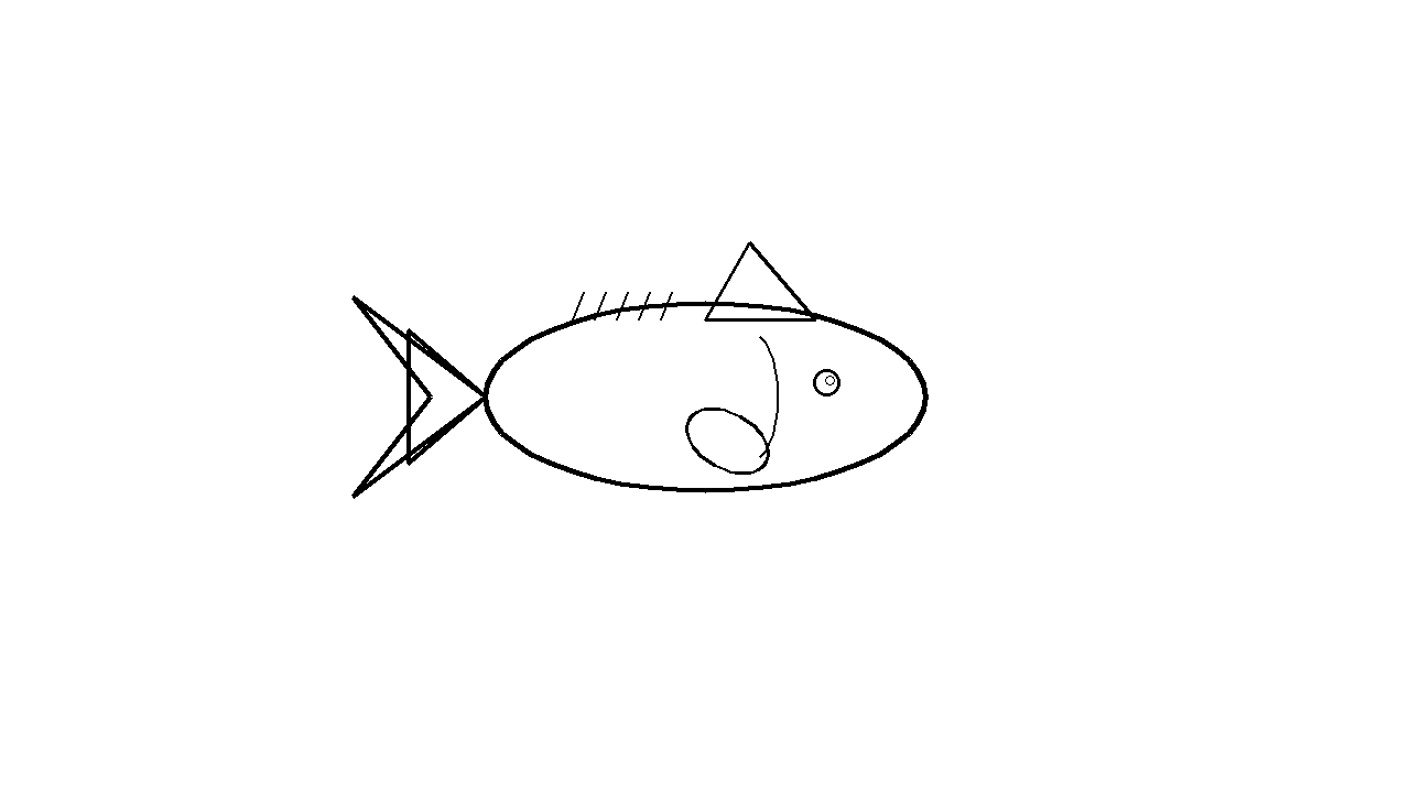 Tuna Fast Swimmer Coloring Page