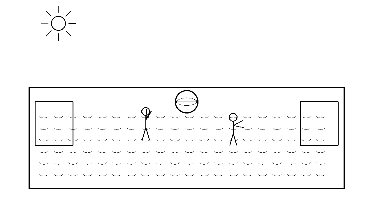 Water Polo Game Coloring Page