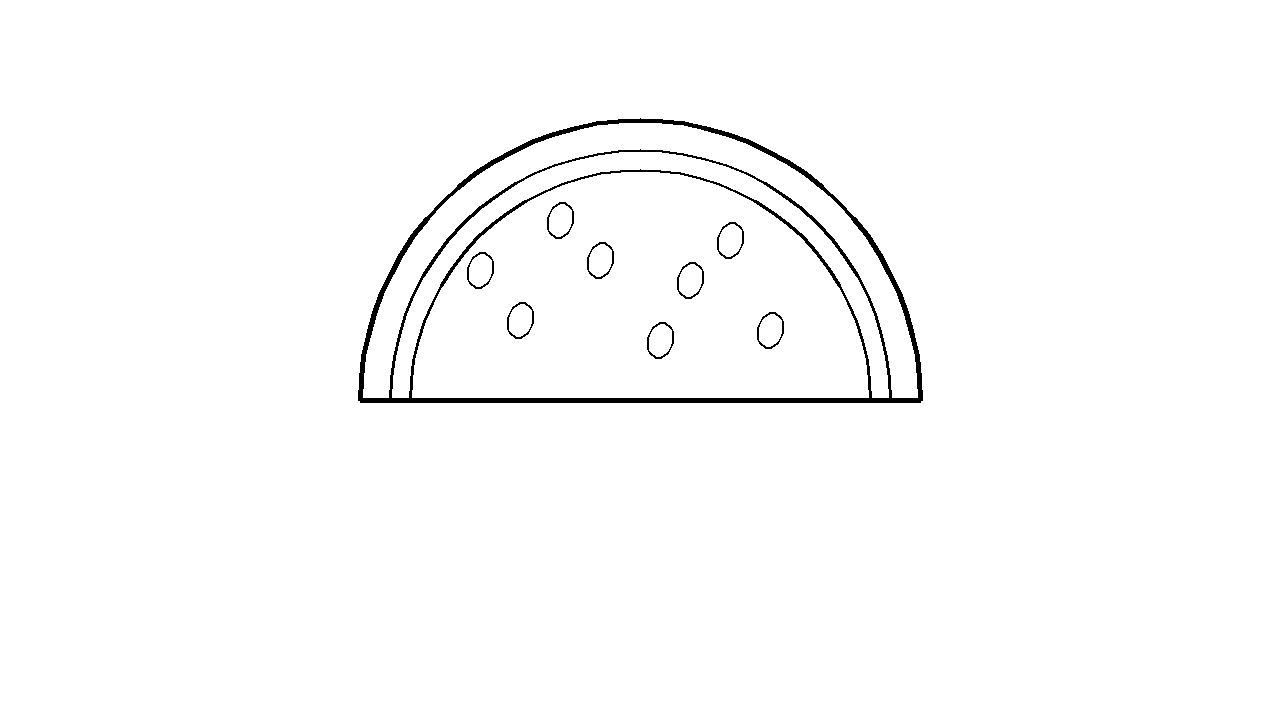 Watermelon Slice Coloring Page