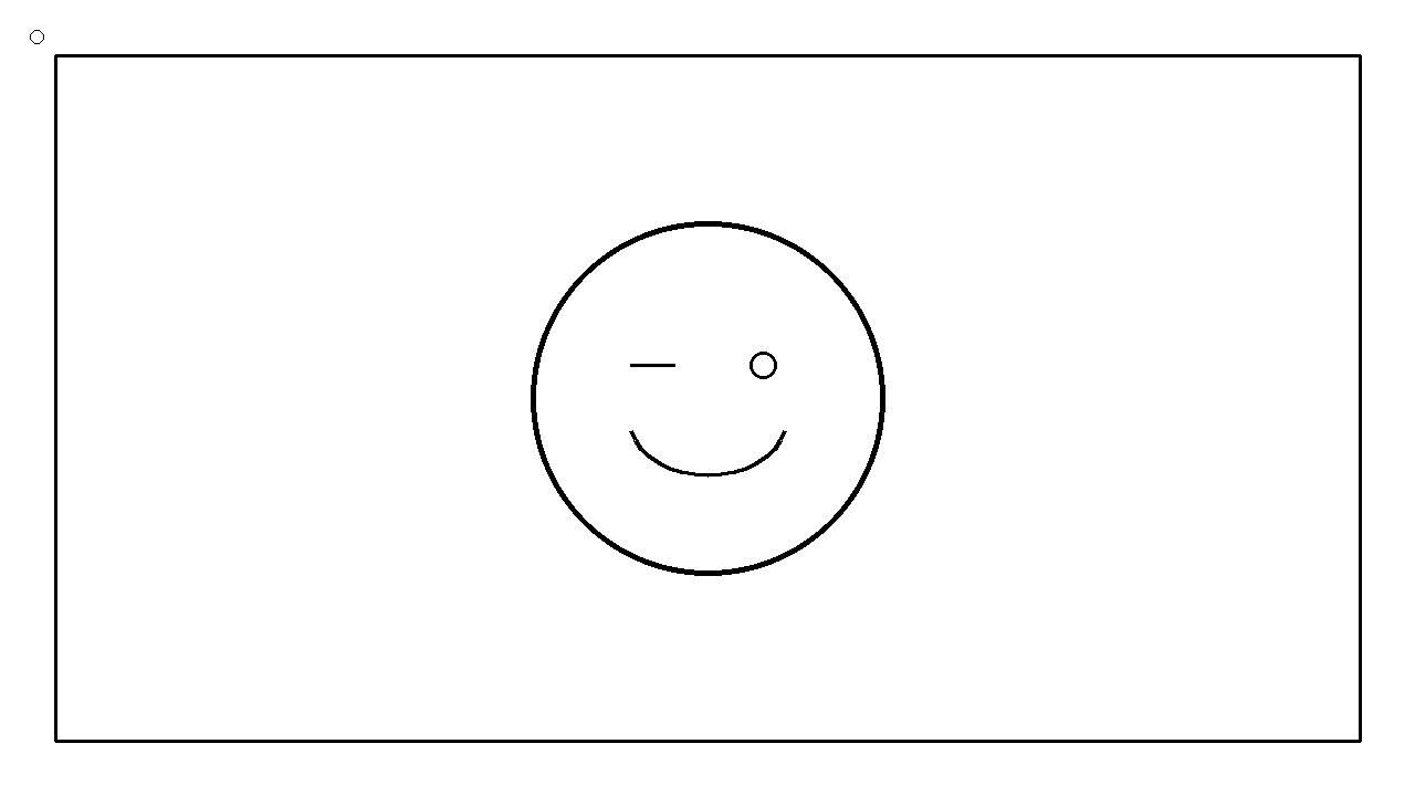 Winky Eye Face Coloring Page