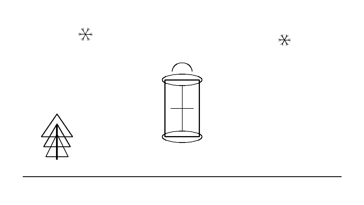 Winter Lantern Glow Coloring Page
