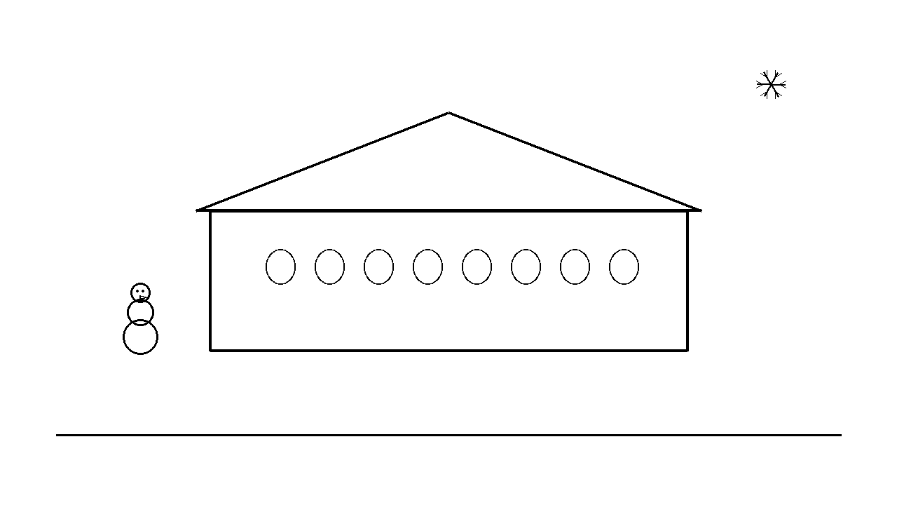 Winter Market Stall Coloring Page