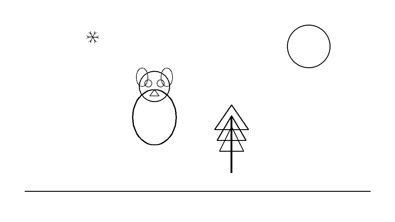 Winter Owl Moon Coloring Page
