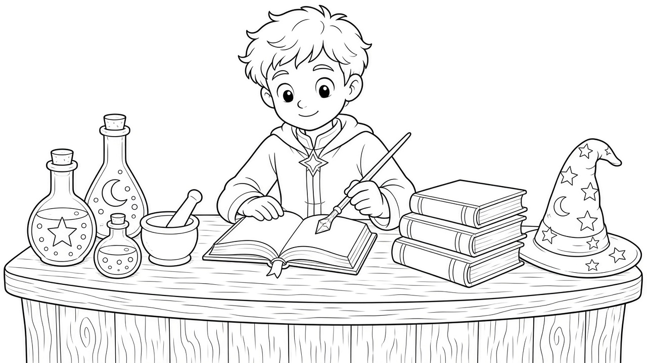 Wizard Apprentice Desk