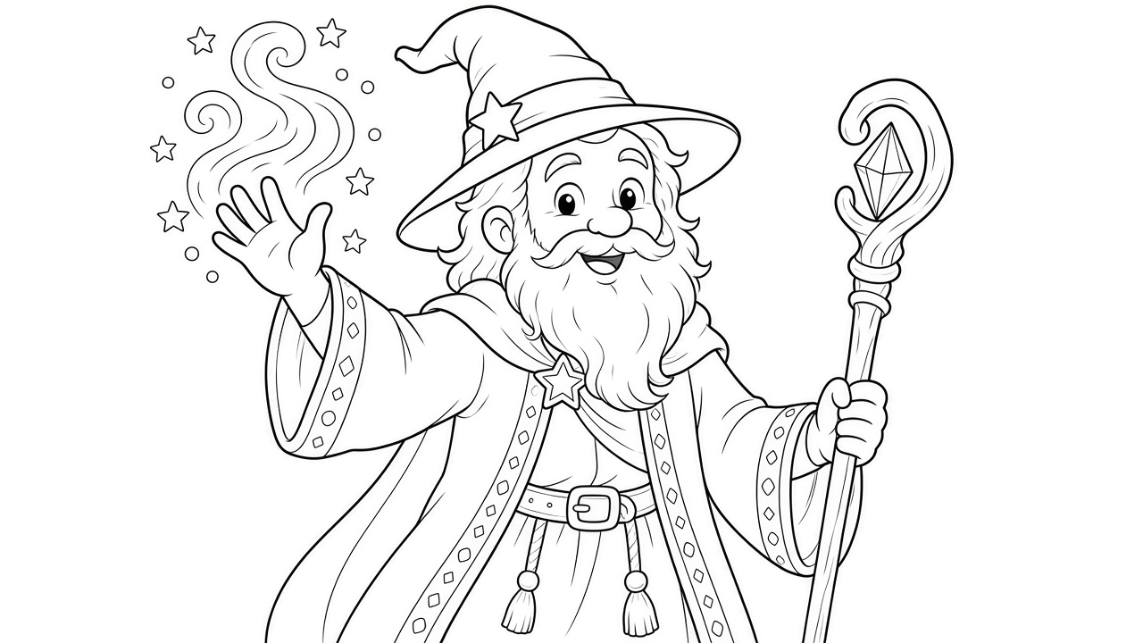 Wizard Casting Spell