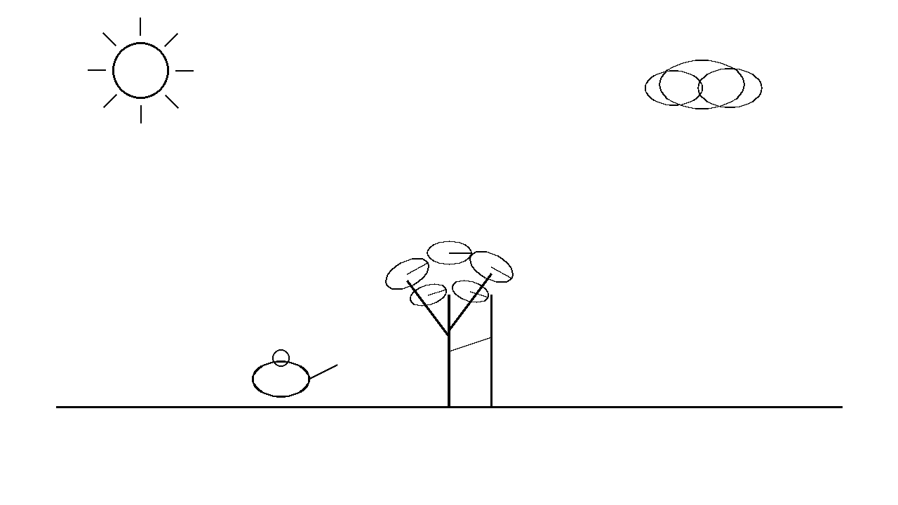 Young Sapling Tree Coloring Page