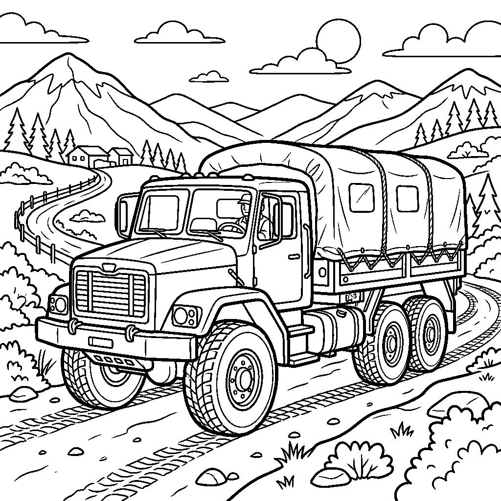 Army Supply Truck