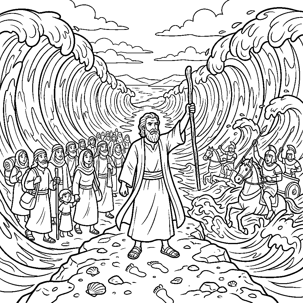 Moses Parts the Red Sea