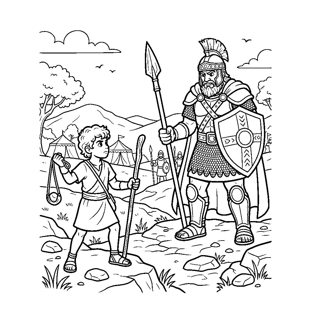 David and Goliath