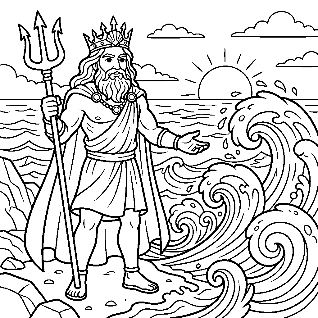 Poseidon and the Sea