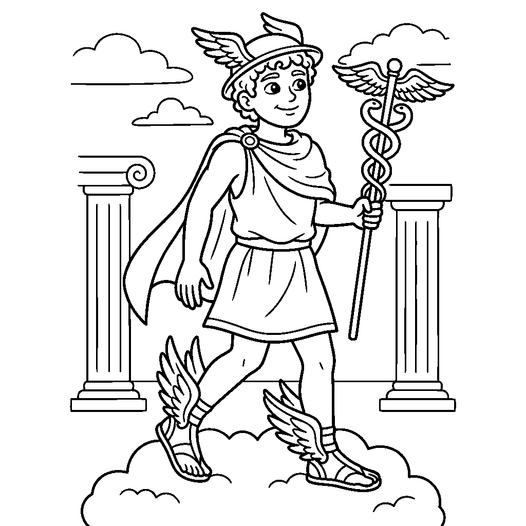 Hermes with Winged Sandals